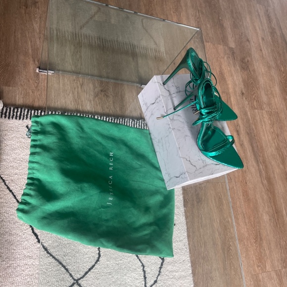 JESSICA RICH GREEN SANDAL - Picture 3 of 6